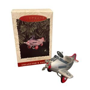 Hallmark Keepsake Kiddie Car Classics Murray Airplane Ornament Vintage